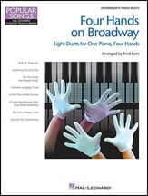 Four Hands on Broadway piano sheet music cover